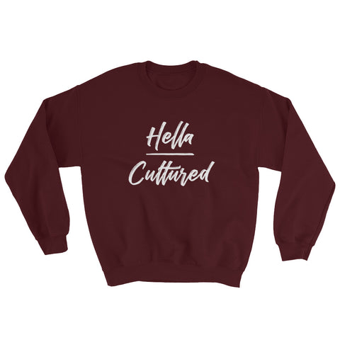 Hella Cultured Sweatshirt - Maroon