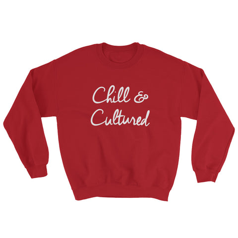 Chill & Cultured Sweatshirt - Red