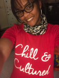 Chill & Cultured Tee - Red