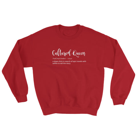 Cultured Queen Sweatshirt - Red