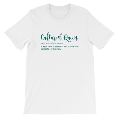 Cultured Queen Tee - White